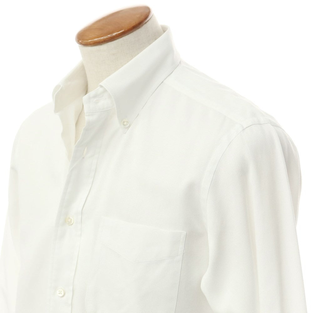 [Used] Makers Shirt Kamakura Cotton Button-down Dress Shirt White [40] [Condition Rank B] [Men&