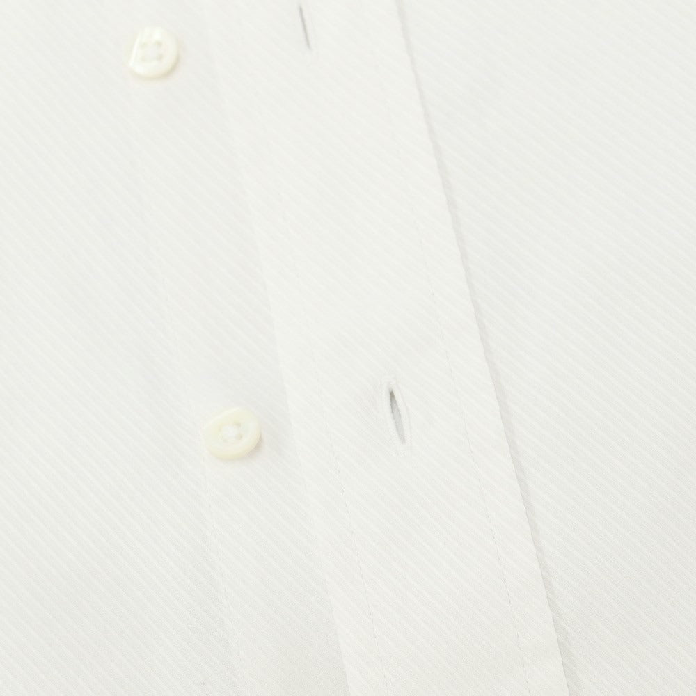 [Used] Makers Shirt Kamakura Cotton Semi-wide Collar Dress Shirt White [39] [Condition Rank C] [Men&