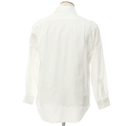 [Used] Makers Shirt Kamakura Cotton Semi-wide Collar Dress Shirt White [39] [Condition Rank C] [Men&