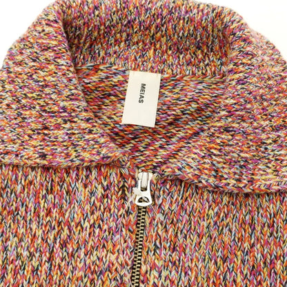 [Used] MEIAS Nylon Wool Rayon Half Zip Pullover Knit Multicolor [L] [Condition Rank B] ​​[Men&