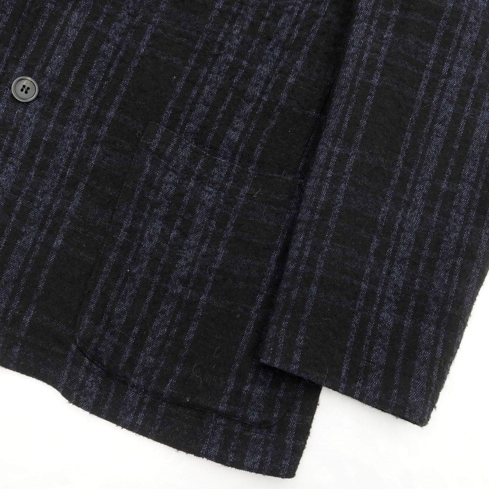 [Used] Altea Rayon Nylon Check Casual Jacket Navy [L] [Condition Rank C] [Men&