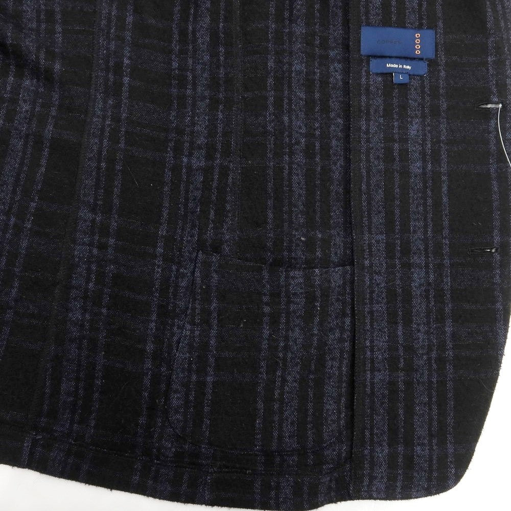 [Used] Altea Rayon Nylon Check Casual Jacket Navy [L] [Condition Rank C] [Men&