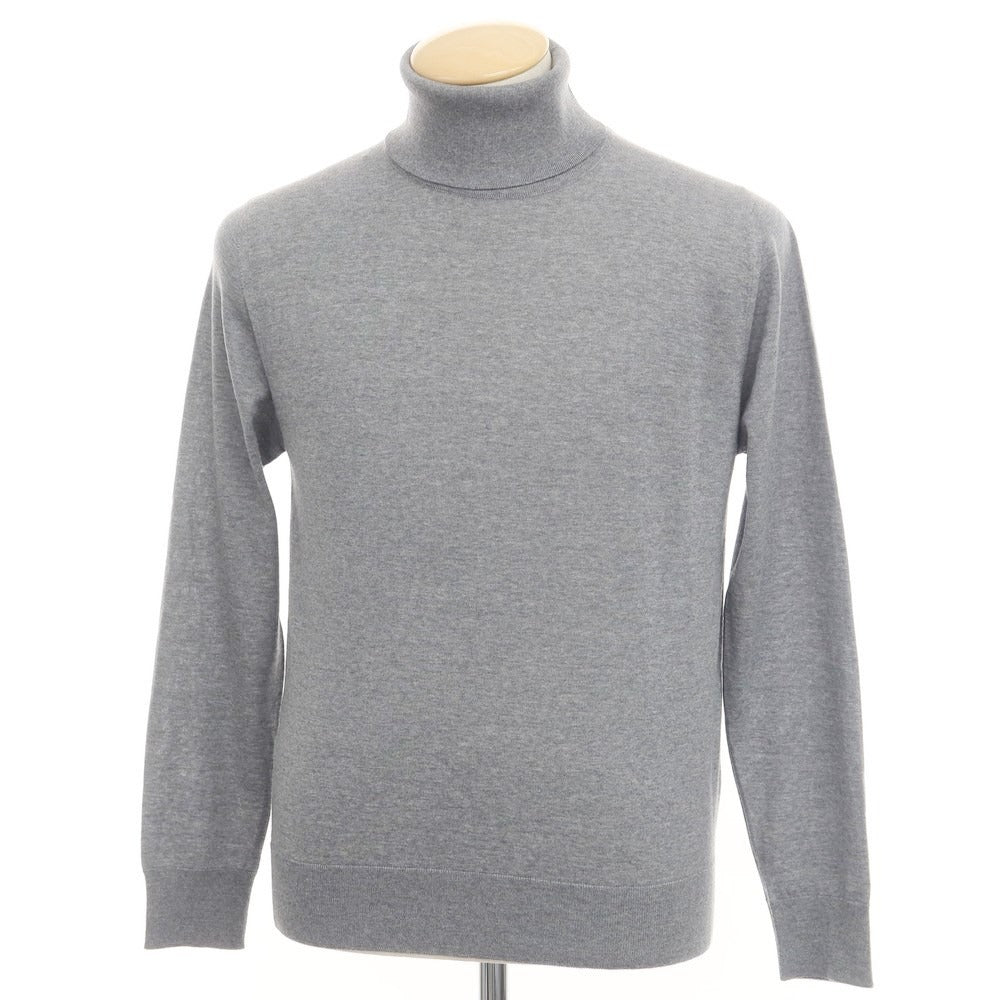 [Used] CRUCIANI Wool Turtleneck Pullover Knit, Grey [46] [Condition Rank A] [Men&