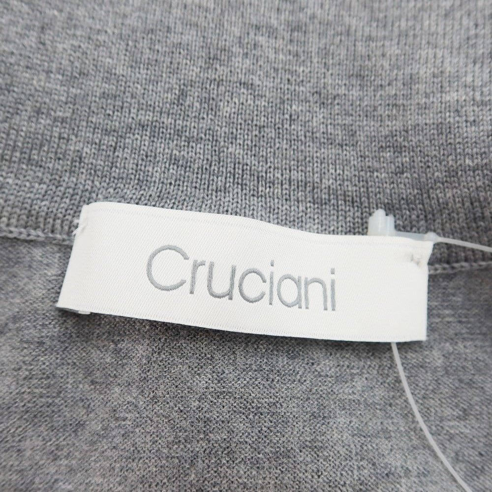 [Used] CRUCIANI Wool Turtleneck Pullover Knit, Grey [46] [Condition Rank A] [Men&