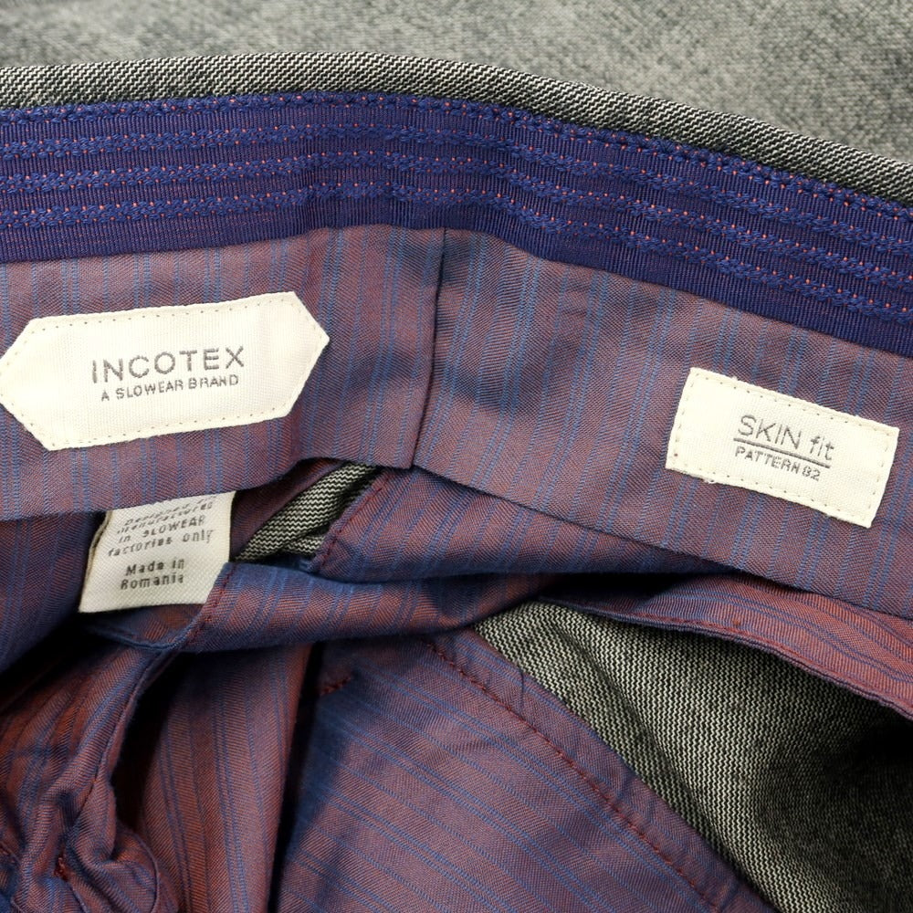 中古】インコテックス INCOTEX ウール ドレススラックスパンツ 中古】インコテックス INCOTEX ウール ドレススラックスパンツ