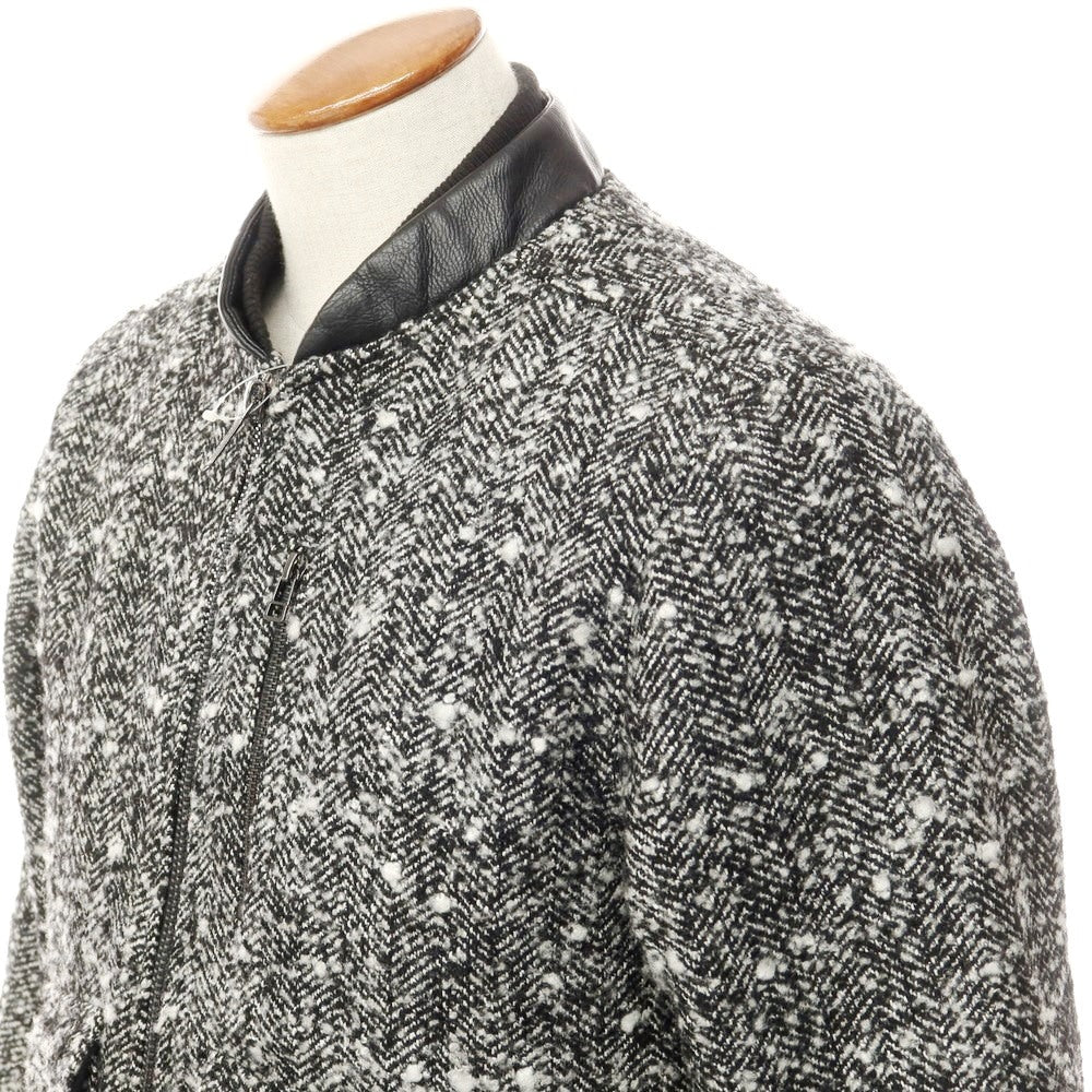 [Used] SSEINSE Tweed Padded Blouson Black x White [2 (M)] [Condition Rank C] [Men&