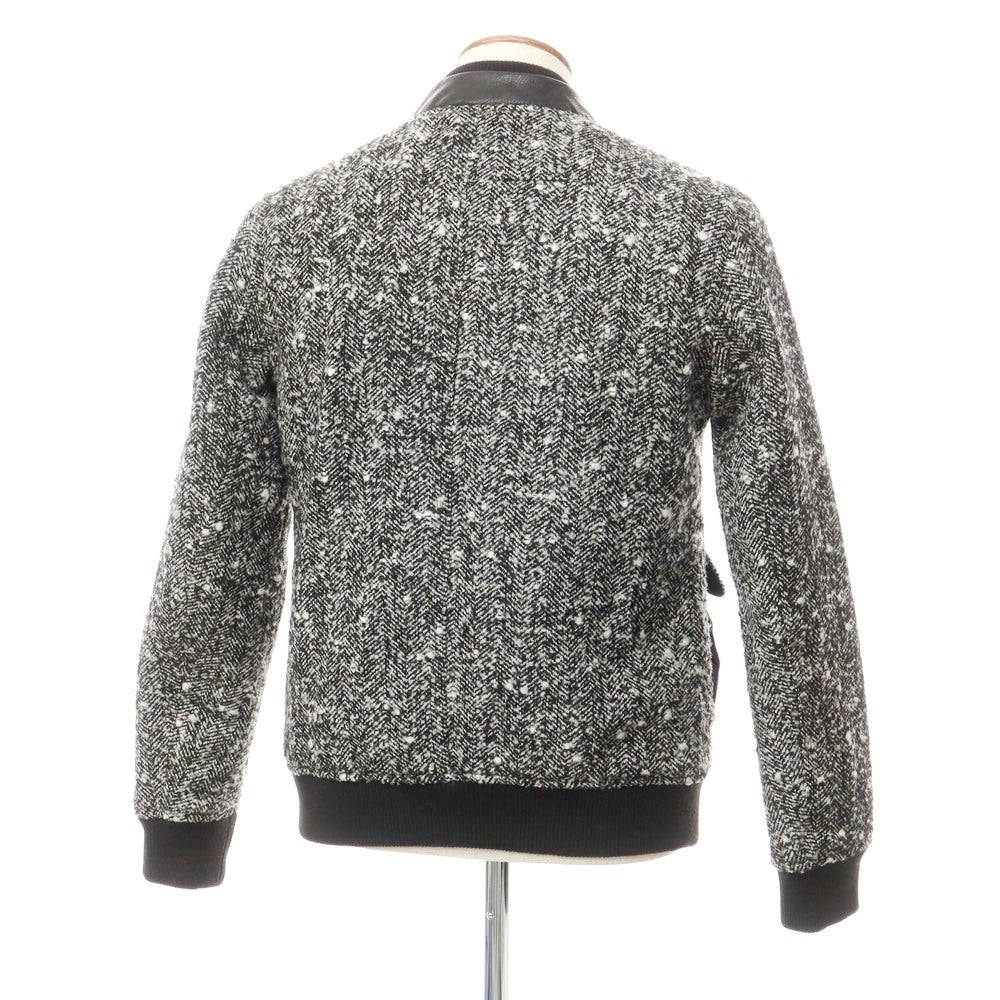 [Used] SSEINSE Tweed Padded Blouson Black x White [2 (M)] [Condition Rank C] [Men&