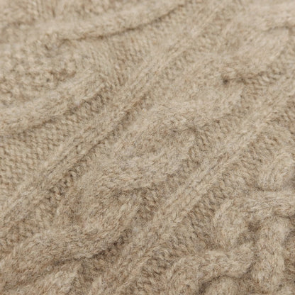 [Used] green label relaxing wool cable pullover knit beige [M] [Condition rank C] [Men&