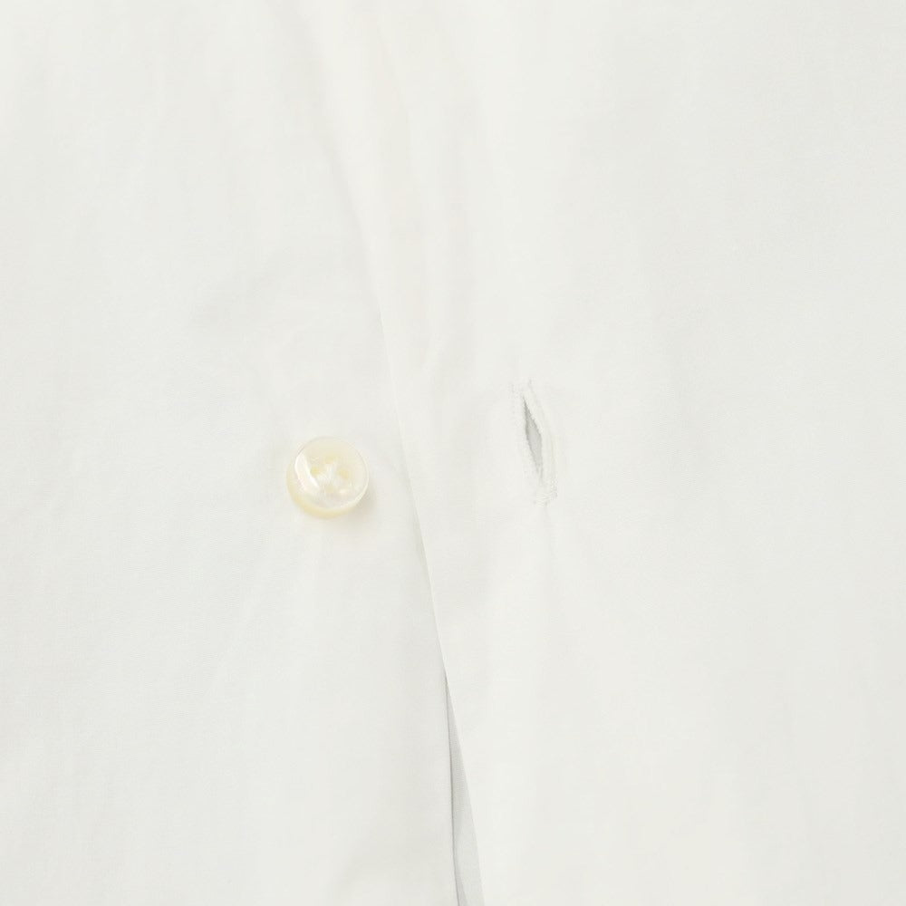 [Used] BORRIELLO Cotton Tab Collar Dress Shirt White [No description (S rank)] [Condition rank D] [Men&