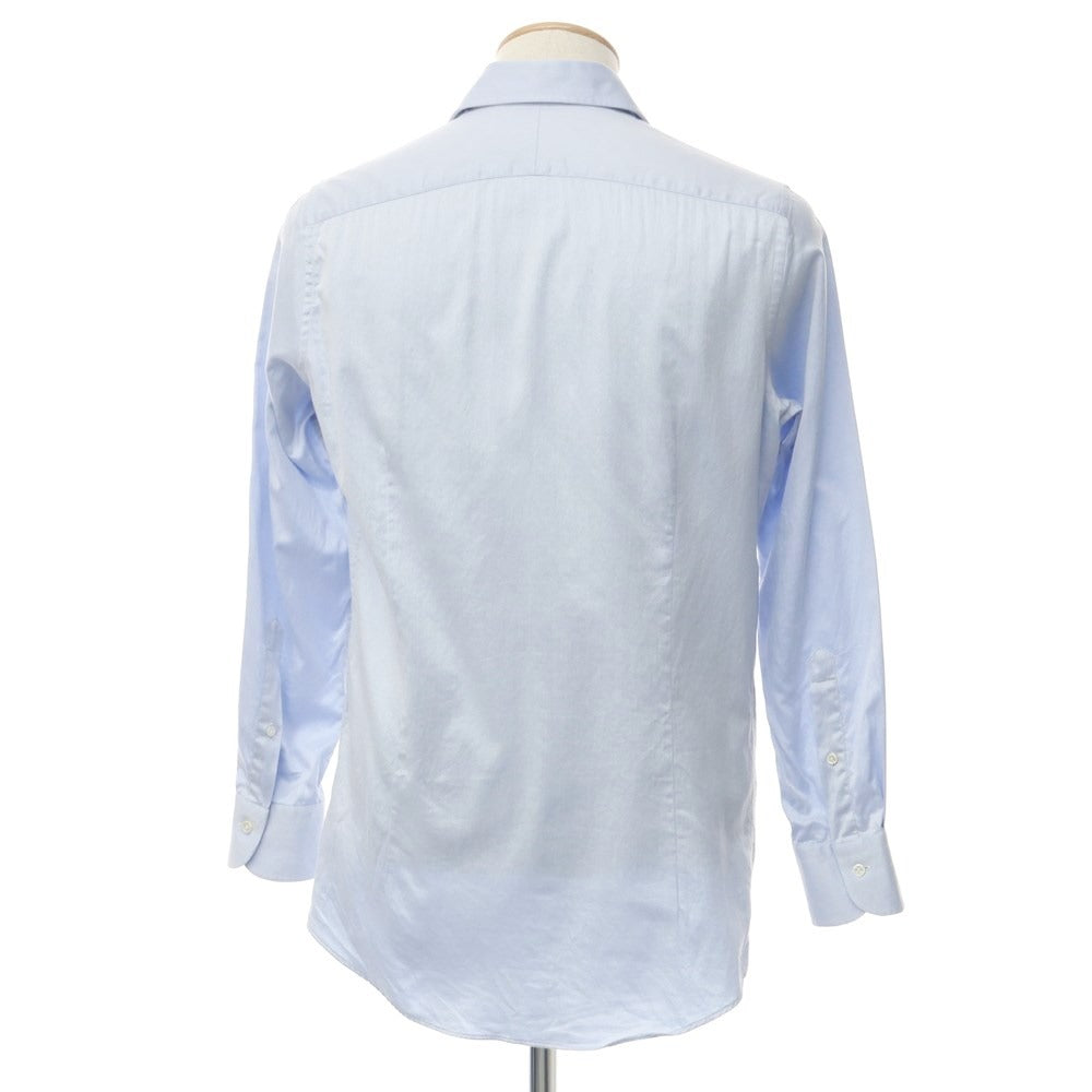 [Used] CAMICIANISTA Cotton Horizontal Collar Dress Shirt Light Blue [38] [Condition Rank C] [Men&