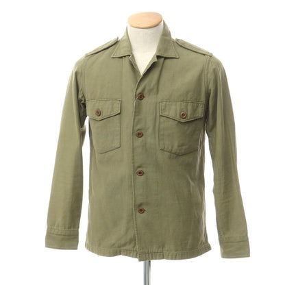 [Used] Inpaichthys kerri Cotton Military Shirt Olive [S] [Condition Rank C] [Men&