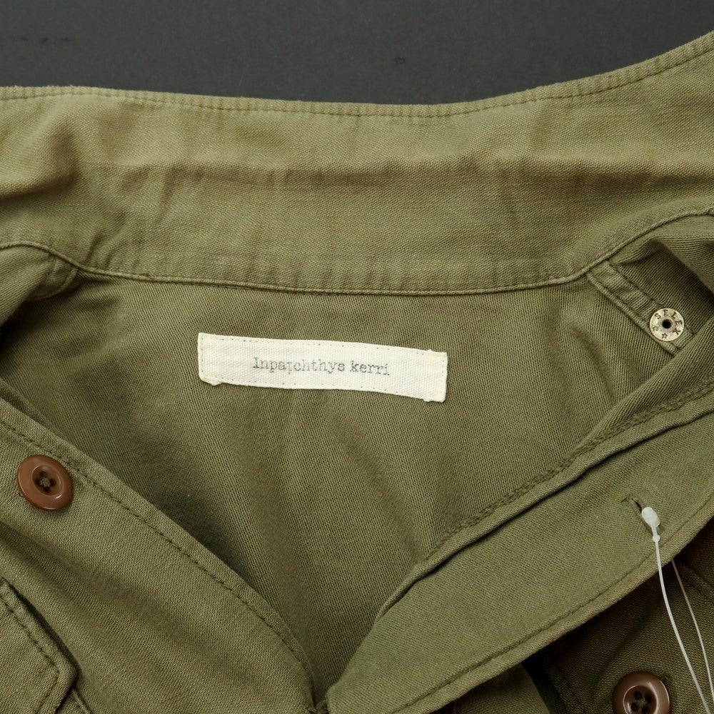 [Used] Inpaichthys kerri Cotton Military Shirt Olive [S] [Condition Rank C] [Men&