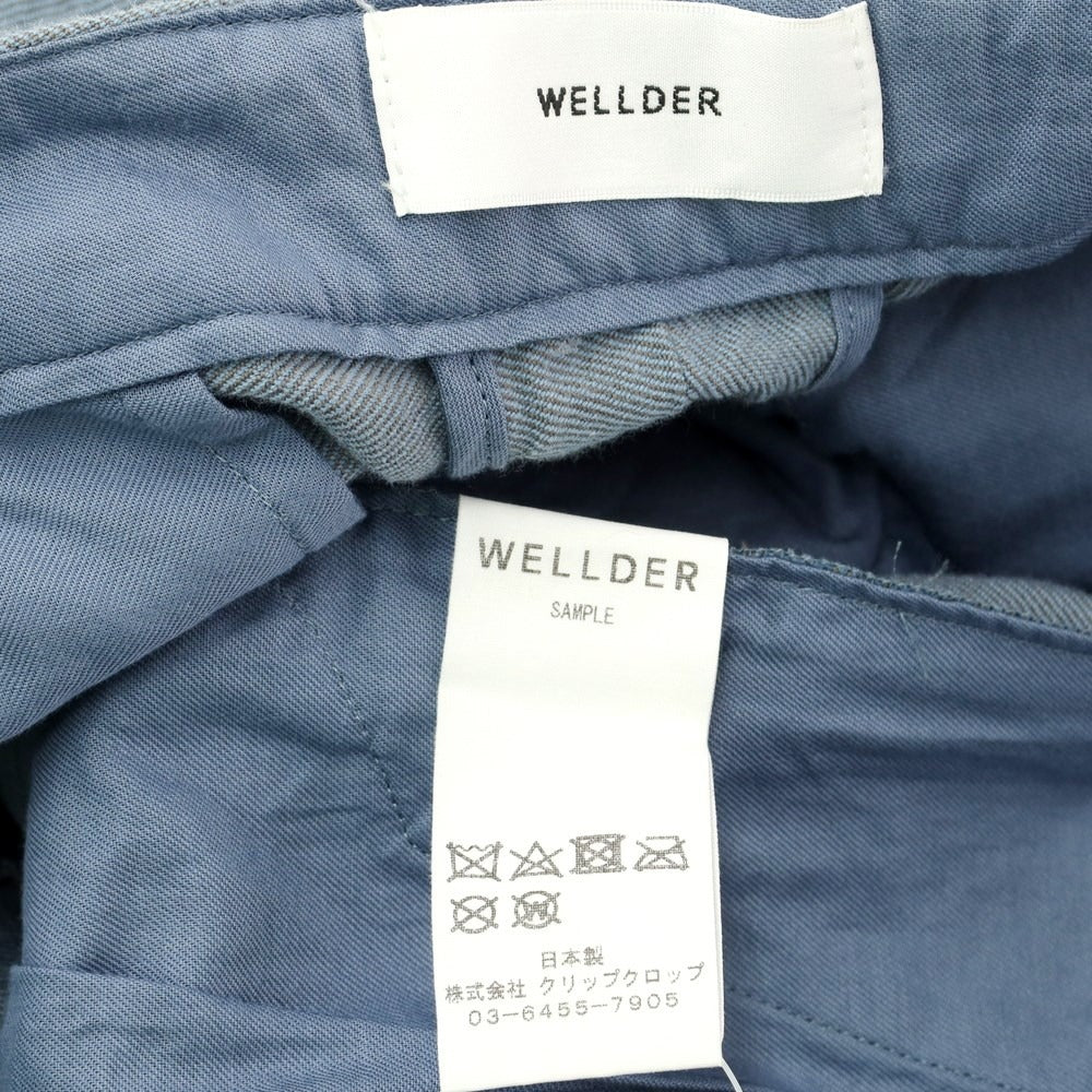 [Used] WELDER Wool polyester casual slacks pants
 Light blue [Size 4] [BLU] [A/W] [Condition Rank C] [Men&