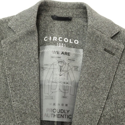 [Used] [Unused] CIRCOLO 1901 Cotton Jersey Casual Jacket Gray [46] [Condition Rank S] [Men&