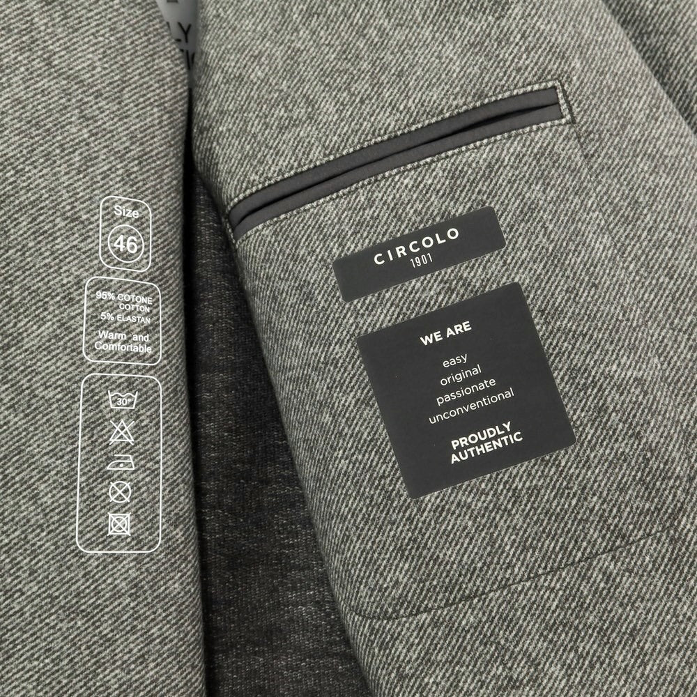 [Used] [Unused] CIRCOLO 1901 Cotton Jersey Casual Jacket Gray [46] [Condition Rank S] [Men&