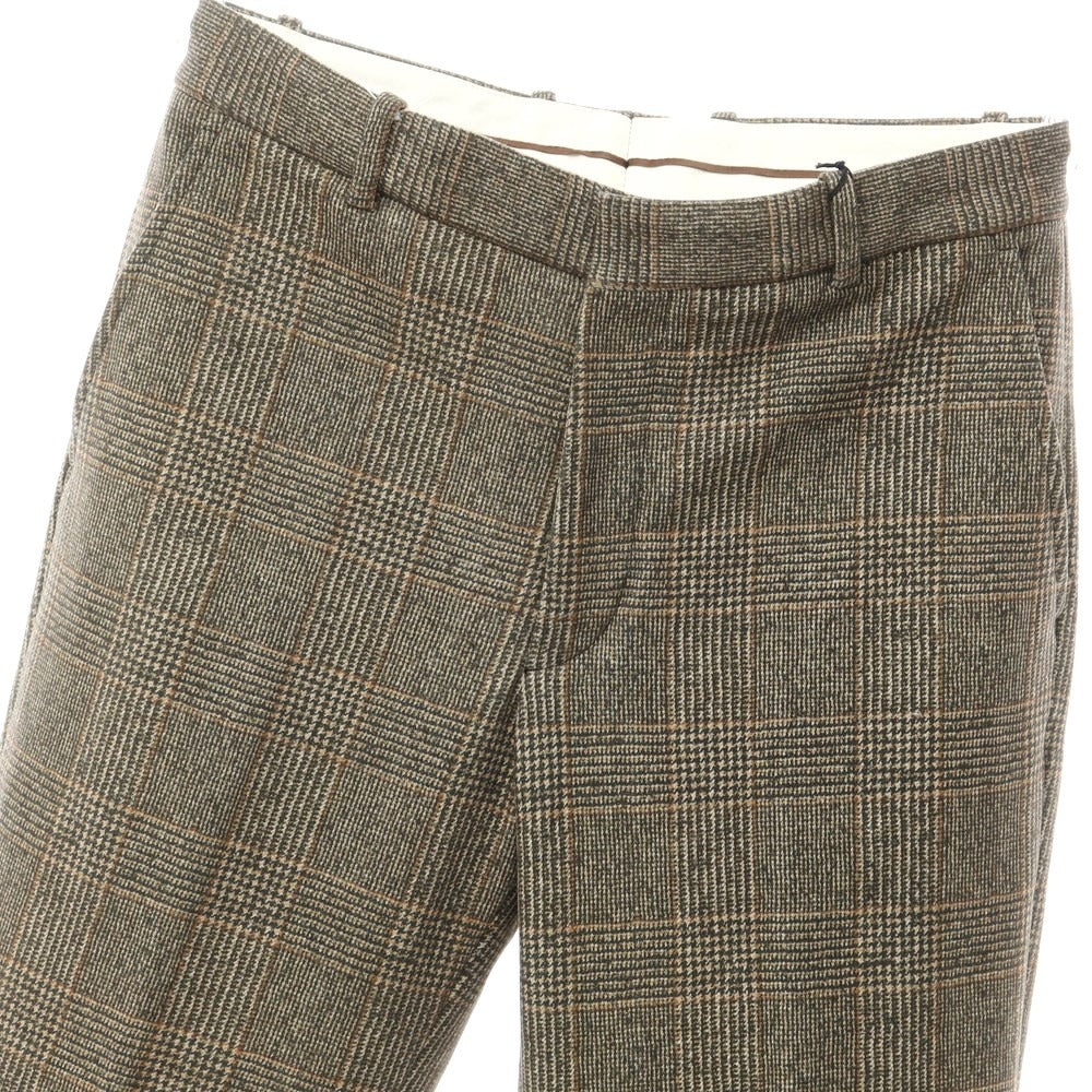 [Used] CIRCOLO 1901 Cotton jersey check casual slacks
 Brown [Size 46] [BRW] [A/W] [Condition Rank A] [Men&