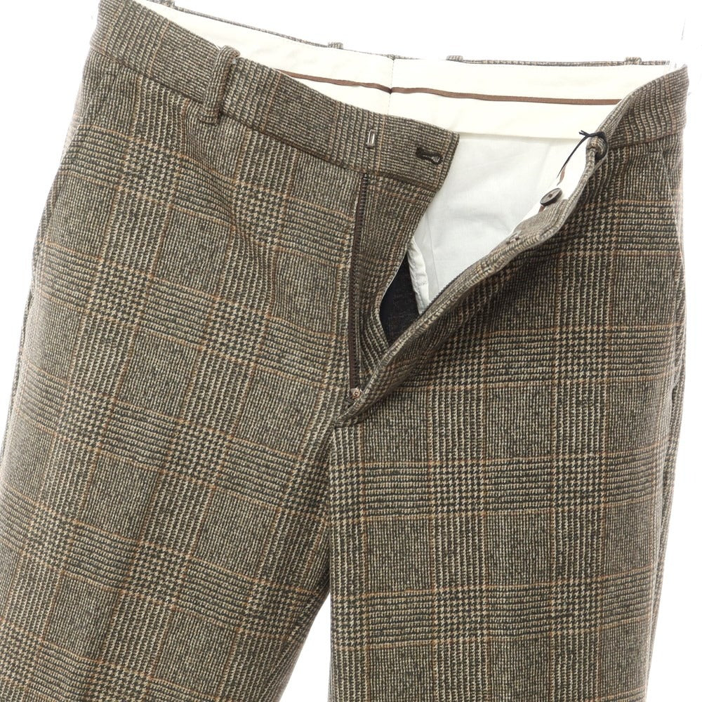 [Used] CIRCOLO 1901 Cotton jersey check casual slacks
 Brown [Size 46] [BRW] [A/W] [Condition Rank A] [Men&