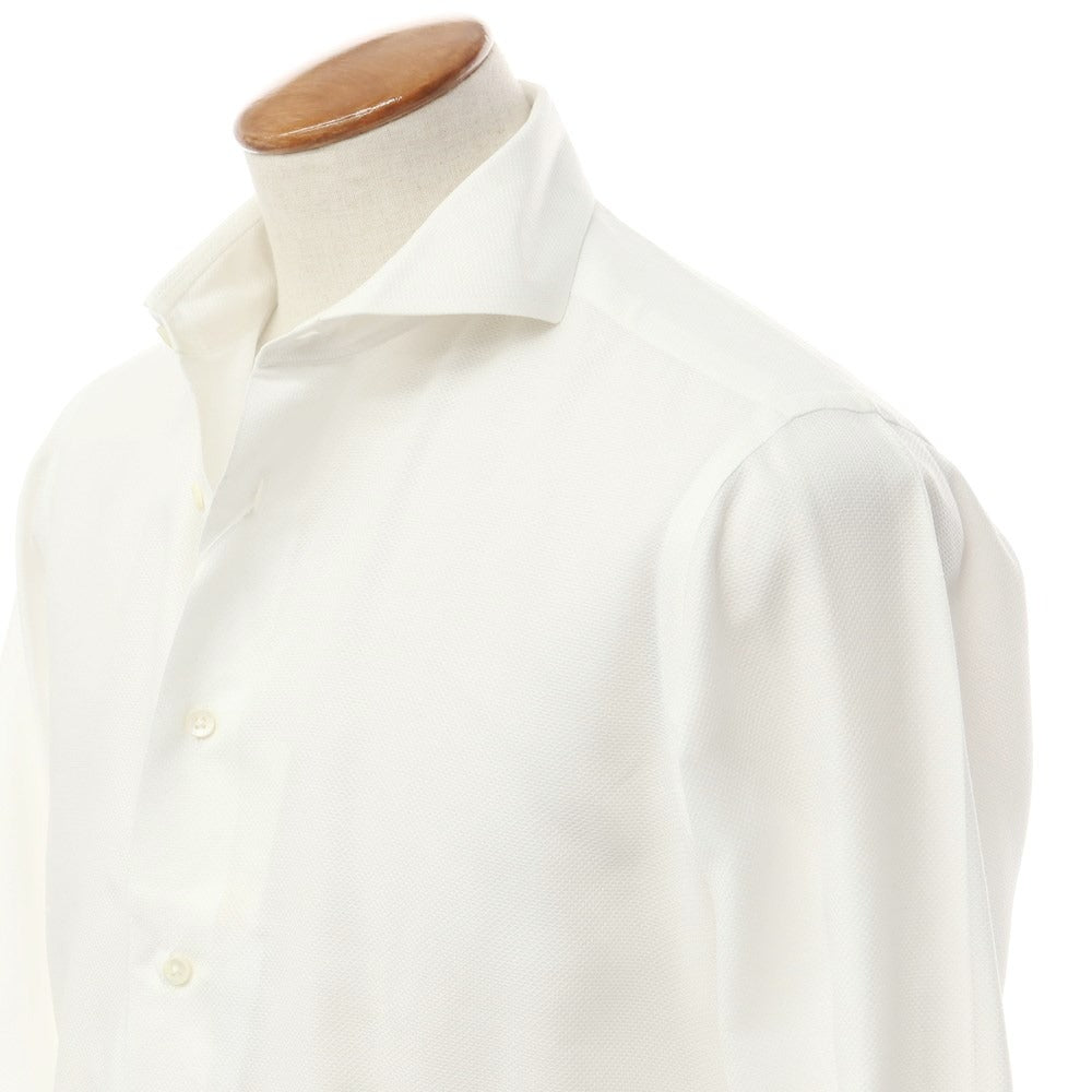 【中古】メイカーズシャツ カマクラ Makers Shirt 鎌倉 コットン ホリゾンタルカラー ドレスシャツ ホワイト【 39-83 】【 状態ランクB 】【 メンズ 】
[APD]