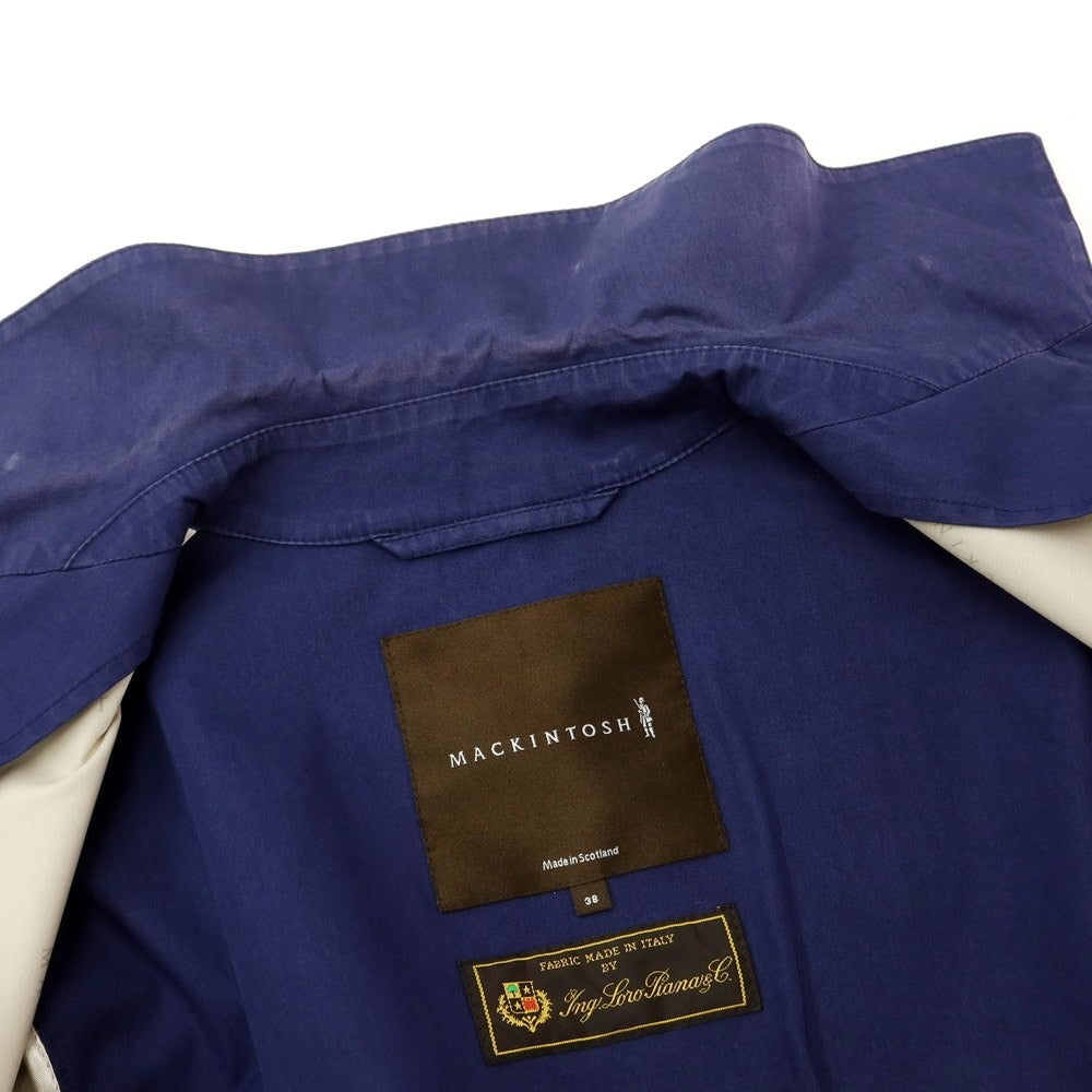 [Used] Mackintosh Cotton Balmacaan Coat Navy [Size 38] [NVY] [S/S] [Condition Rank D] [Men&