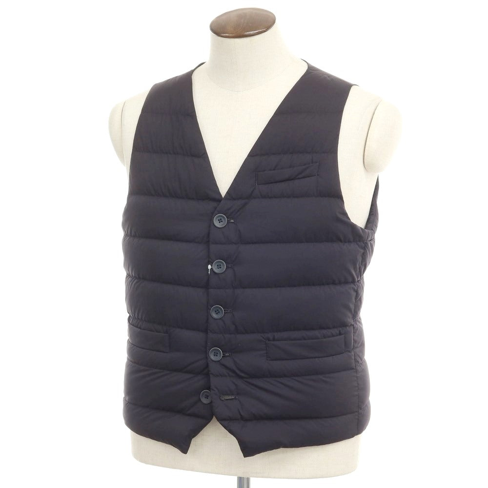 [Used] Herno Nylon Down Vest Black [50] [Condition Rank A] [Men&