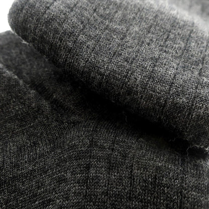 [Used] [Unused] Sozzi Wool Nylon Ribbed Hose Socks Dark Gray [11] [Condition Rank S] [Men&