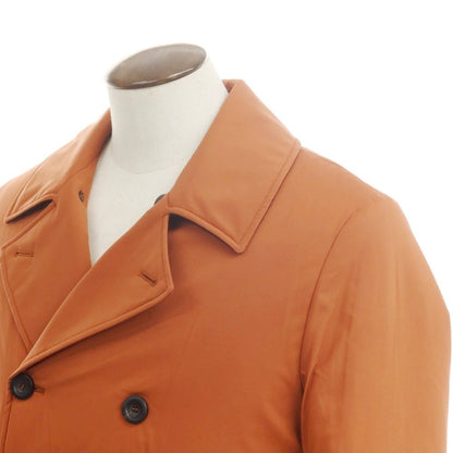 [Used] GIAN CARLO ROSSI polyester padded double-breasted coat, orange brown [50] [Condition rank A] [Men&