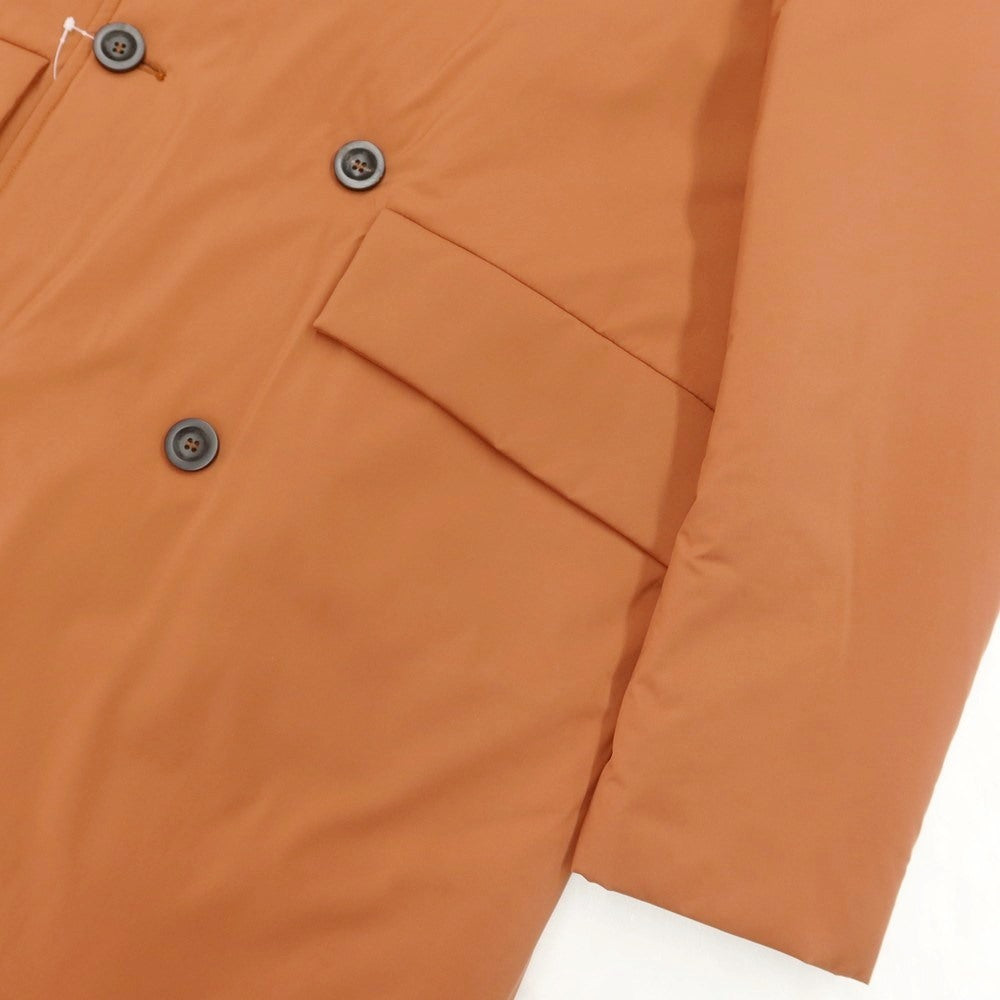 [Used] GIAN CARLO ROSSI polyester padded double-breasted coat, orange brown [50] [Condition rank A] [Men&