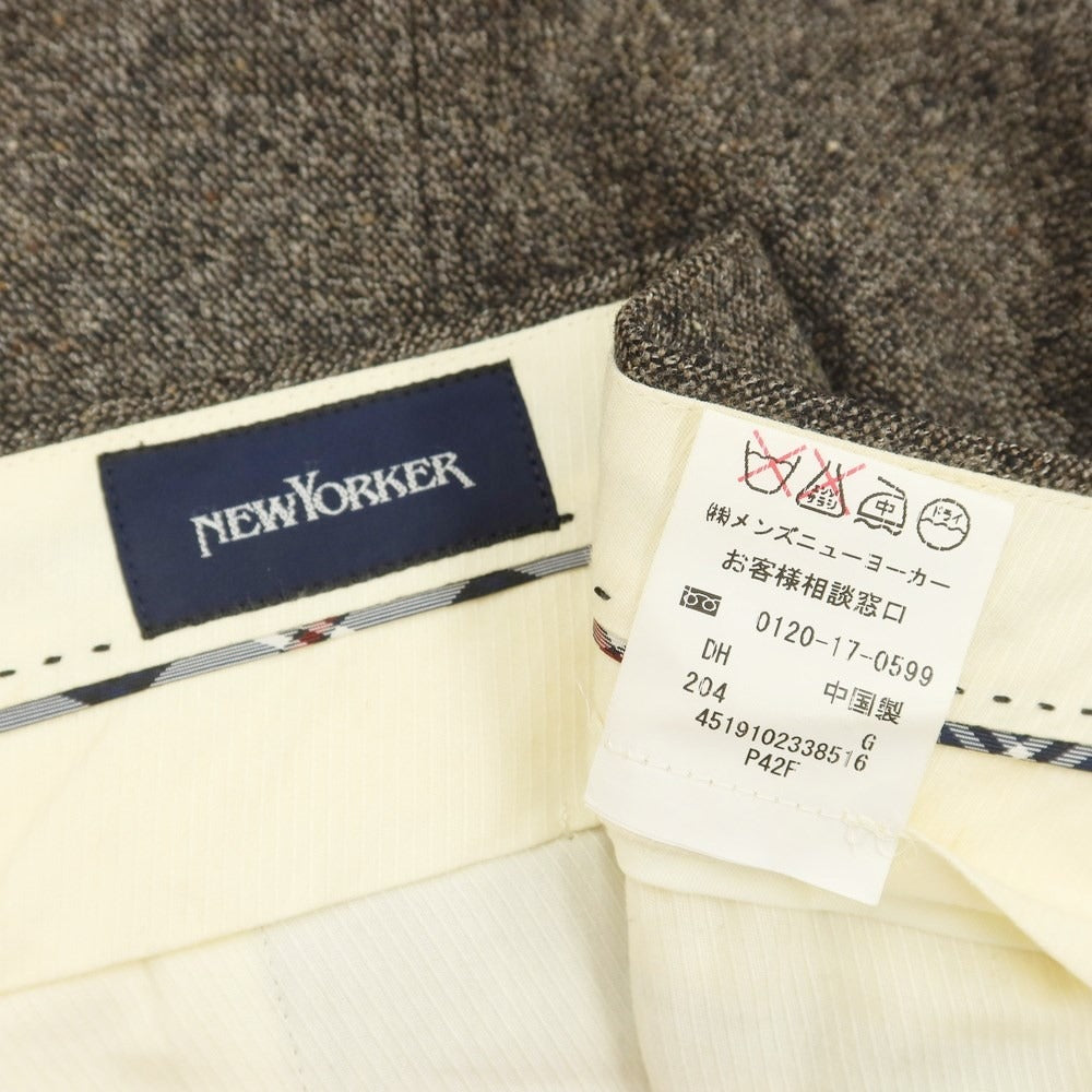 [Used] NEWYORKER wool casual slacks pants
 Brown [Size 85] [BRW] [A/W] [Condition Rank C] [Men&