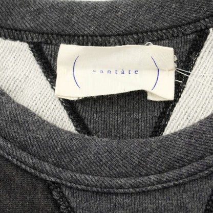 [Used] Cantata cotton crew neck sweatshirt
 Dark gray [Size 46] [GRY] [S/S/A/W] [Condition rank B] [Men&