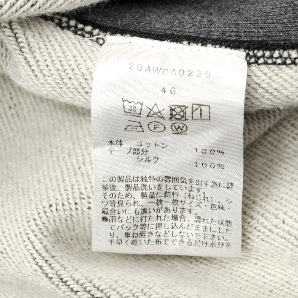 [Used] Cantata cotton crew neck sweatshirt
 Dark gray [Size 46] [GRY] [S/S/A/W] [Condition rank B] [Men&