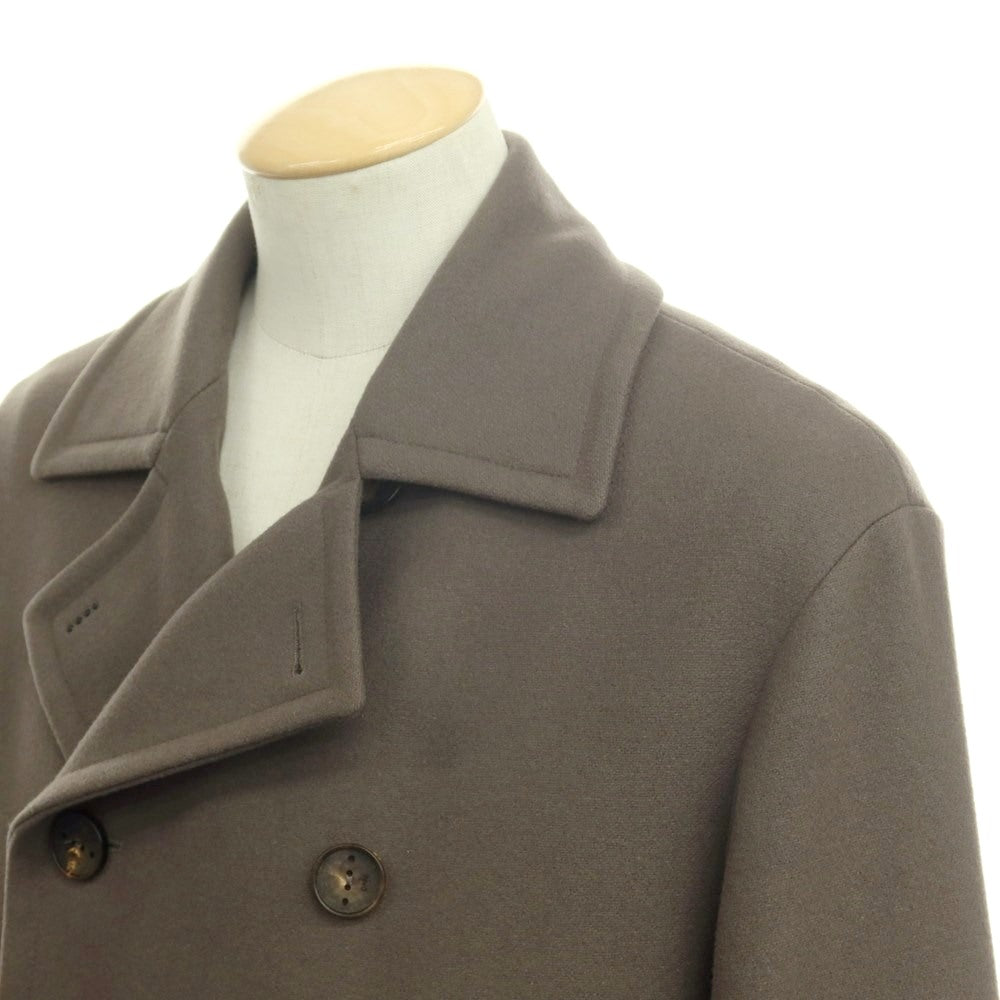 [Used] Hevo wool nylon peacoat, grayish khaki [44] [Condition rank B] ​​[Men&