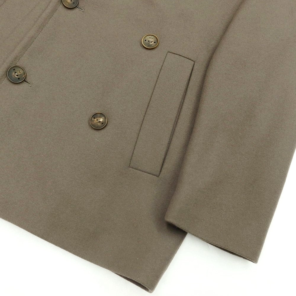 [Used] Hevo wool nylon peacoat, grayish khaki [44] [Condition rank B] ​​[Men&