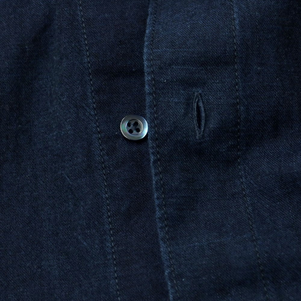 [Used] Bagutta Cotton Semi-Wide Collar Casual Shirt Dark Navy [37] [Condition Rank C] [Men&