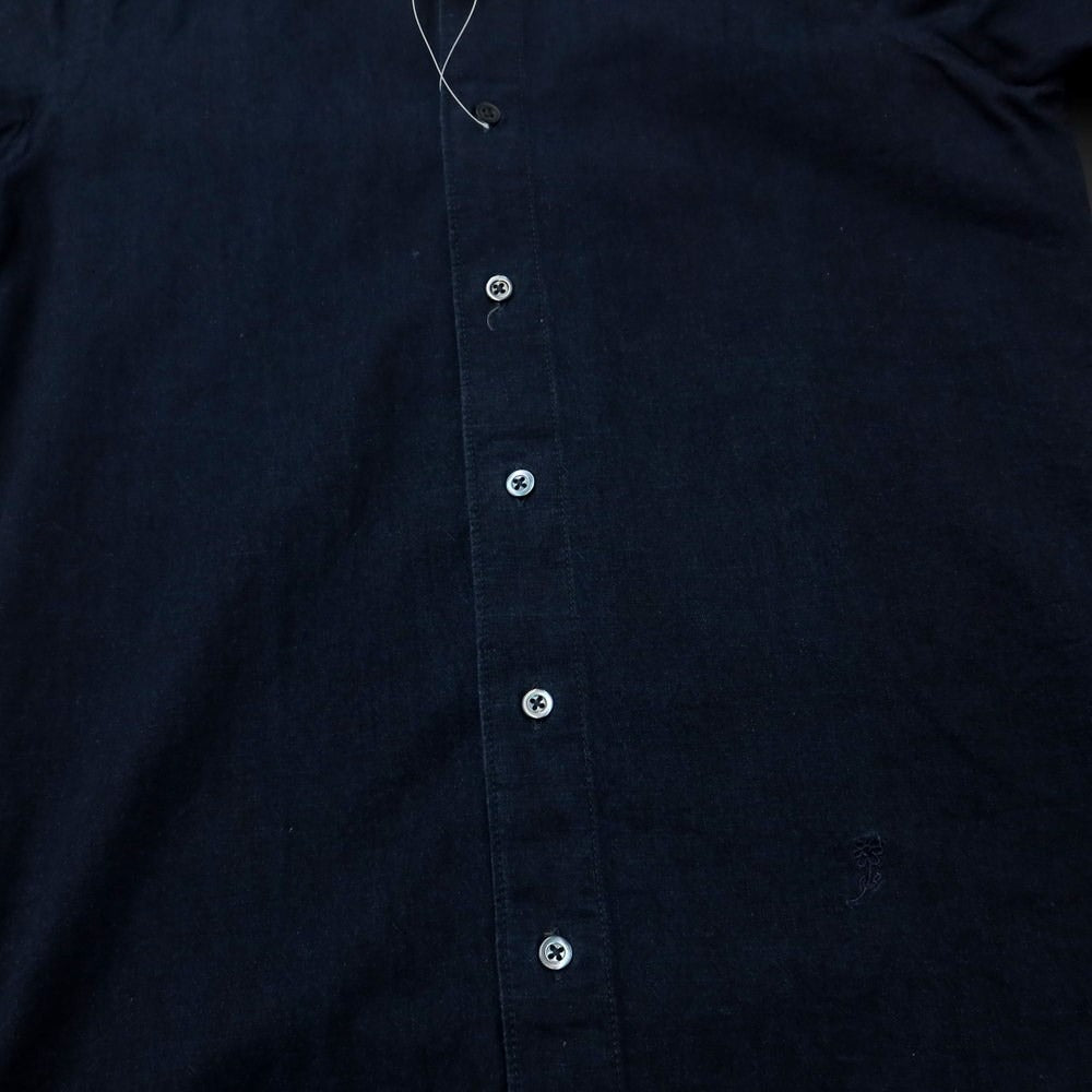 [Used] Bagutta Cotton Semi-Wide Collar Casual Shirt Dark Navy [37] [Condition Rank C] [Men&