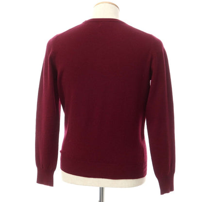 [Used] Drumohr DONNACHIE Reproduction Wool Pullover Knit
 Wine red [Size 44] [RED] [A/W] [Condition rank C] [Men&