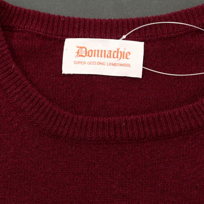 [Used] Drumohr DONNACHIE Reproduction Wool Pullover Knit
 Wine red [Size 44] [RED] [A/W] [Condition rank C] [Men&