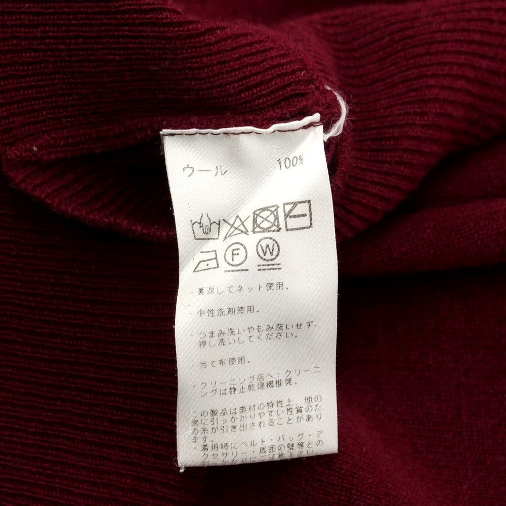 [Used] Drumohr DONNACHIE Reproduction Wool Pullover Knit
 Wine red [Size 44] [RED] [A/W] [Condition rank C] [Men&