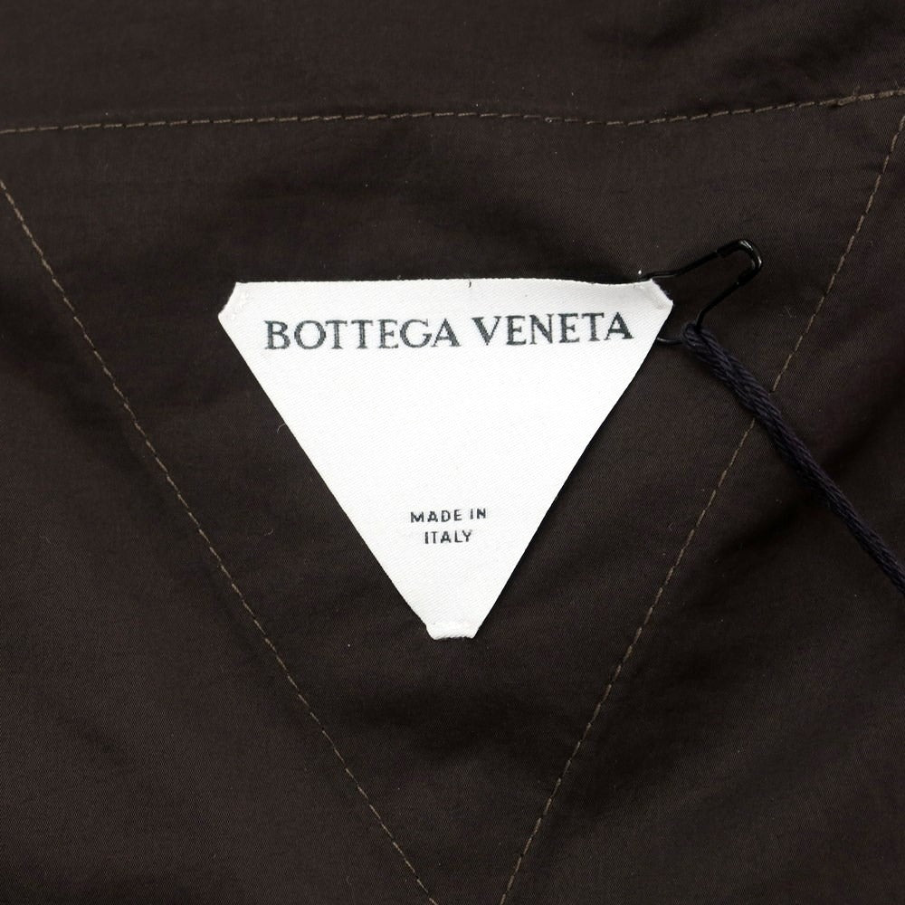 【中古】ボッテガヴェネタ BOTTEGAVENETA イントレチャート テクニカル ナイロンダウンベスト ダウンベスト ブラックブラウン【 S 】【 状態ランクA 】【 メンズ 】