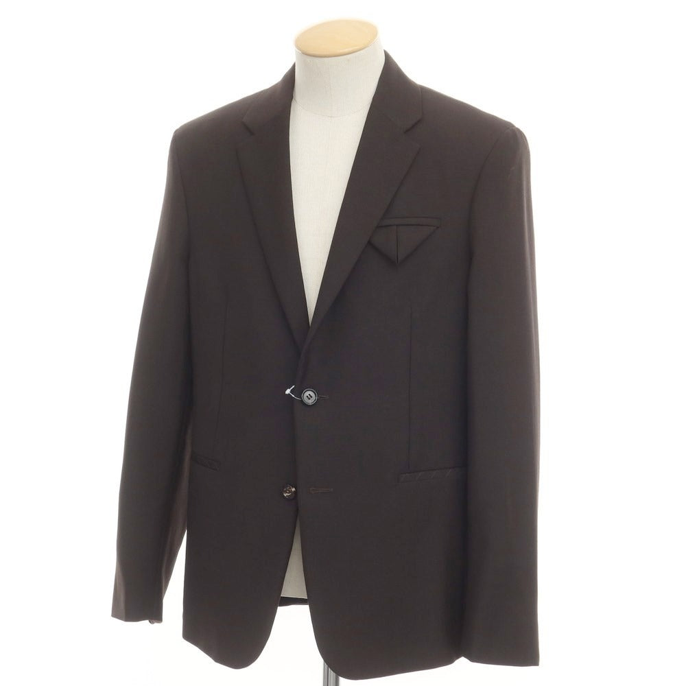 [Used] Bottega Veneta Mohair Wool Tailored Jacket Dark Brown [44] [Condition Rank A] [Men&