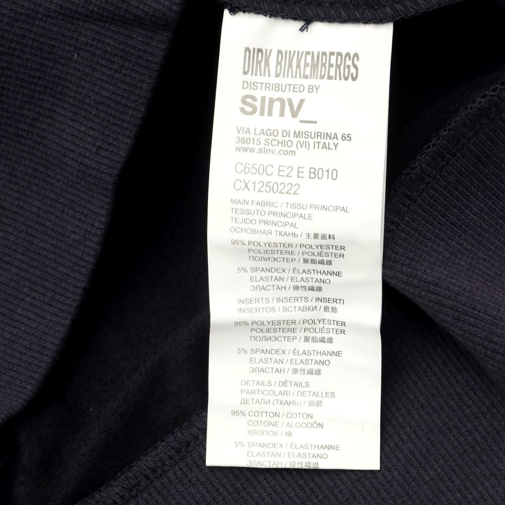 [Used] [Unused] BIKKEMBERGS Polyester Zip-up Jersey 
Dark Navy [Size M] [NVY] [S/S/A/W] [Condition Rank S] [Men&