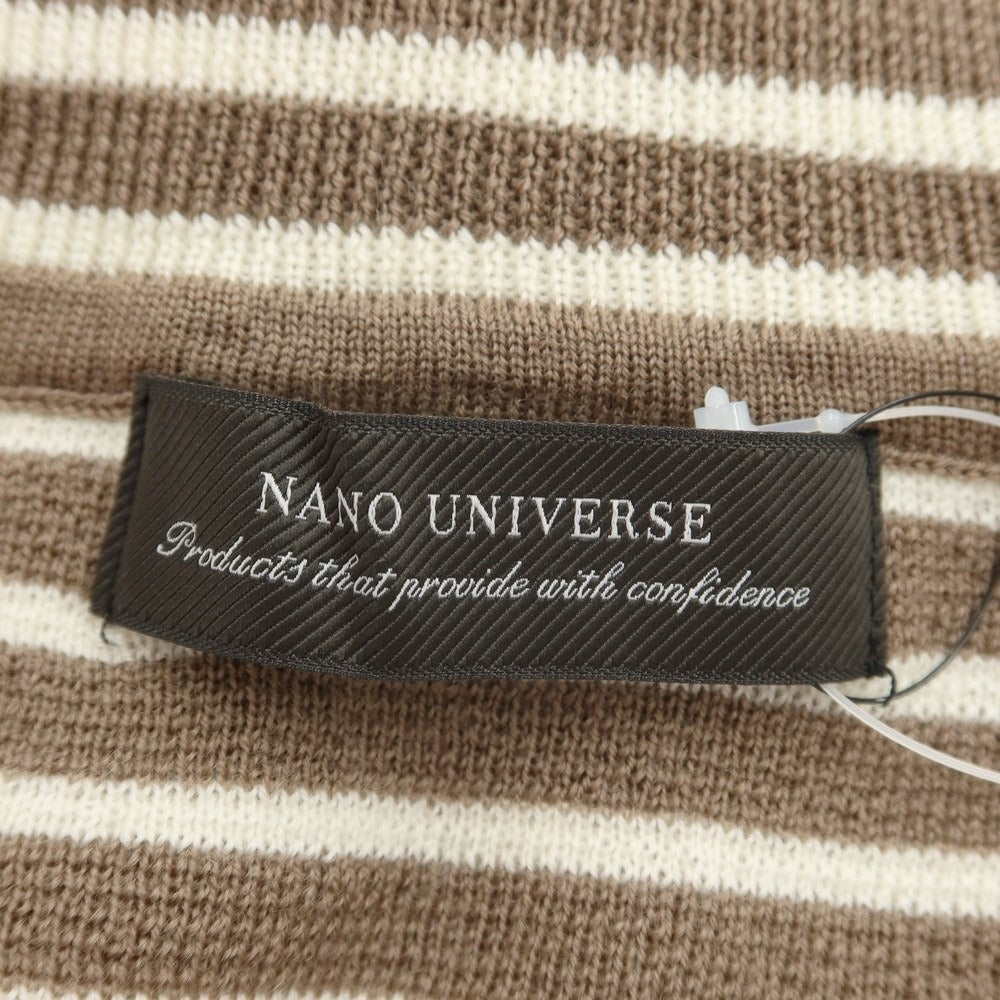 【中古】【未使用】ナノユニバース nano universe ウール タートルネック プルオーバーニット ブラウン系xオフホワイト【サイズL】【BRW】【A/W】【状態ランクS】【メンズ】【759793】
[APD]