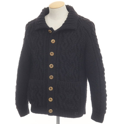 [Used] Inverallan 3A wool collared cardigan
 Black [Size not specified (S size)] [BLK] [A/W] [Condition rank B] ​​[Men&