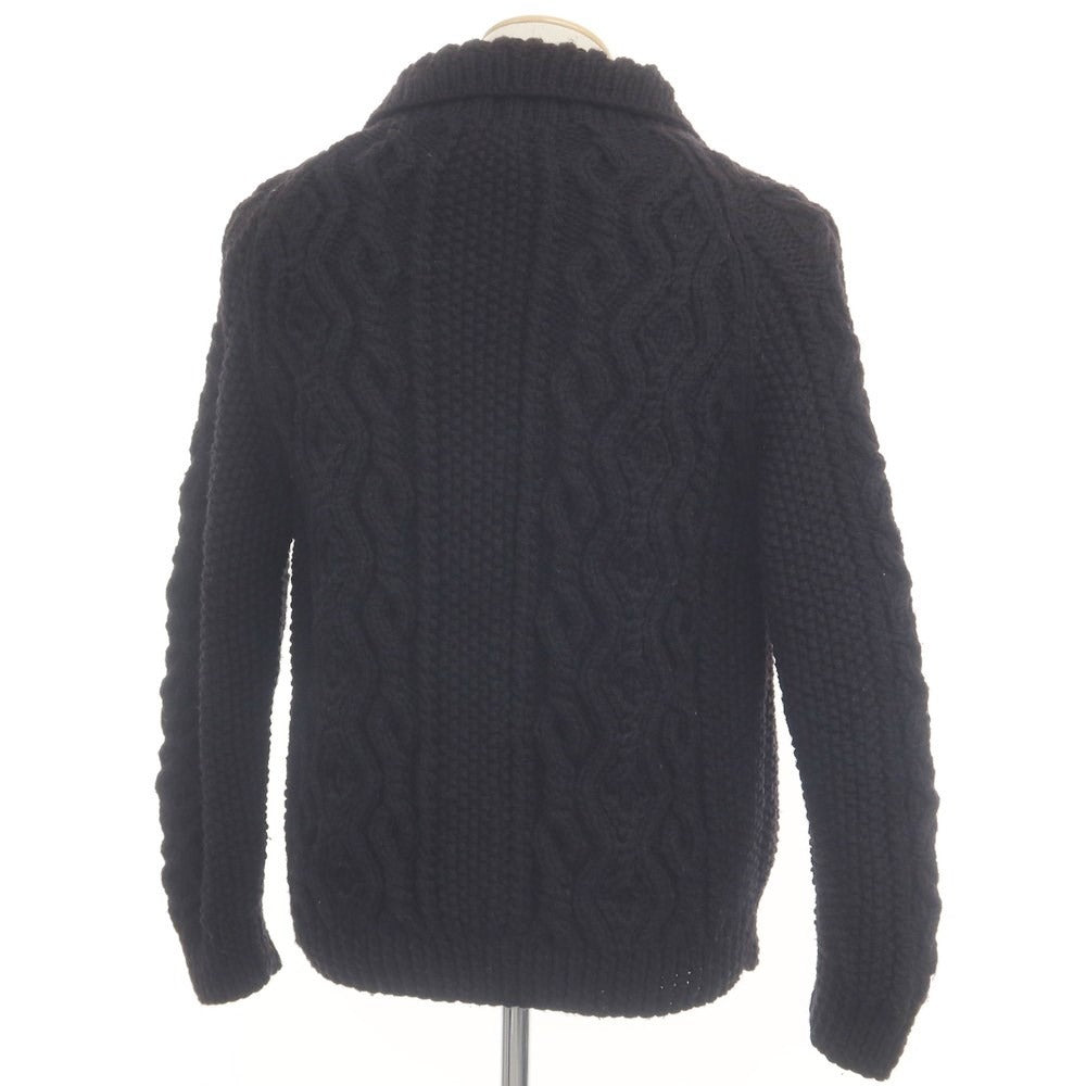 [Used] Inverallan 3A wool collared cardigan
 Black [Size not specified (S size)] [BLK] [A/W] [Condition rank B] ​​[Men&