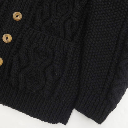 [Used] Inverallan 3A wool collared cardigan
 Black [Size not specified (S size)] [BLK] [A/W] [Condition rank B] ​​[Men&