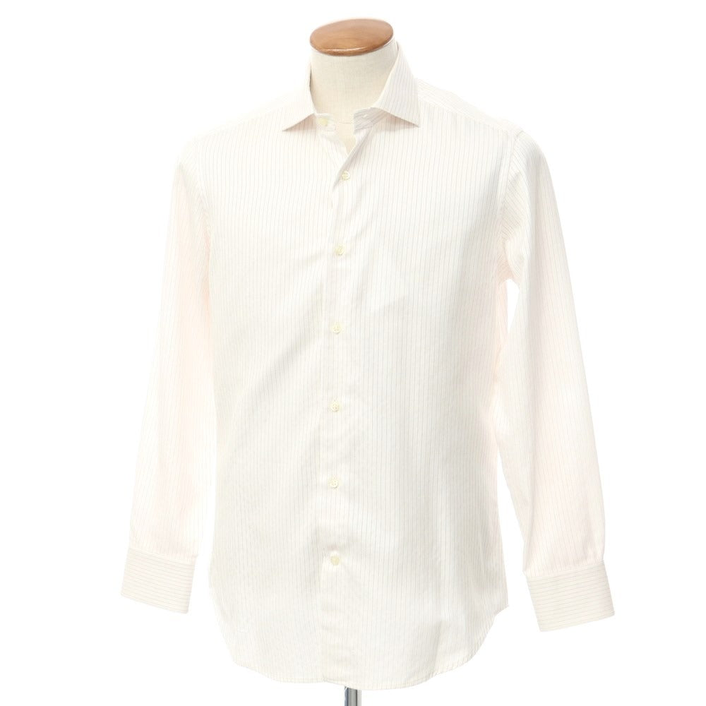 【中古】クイード QJD コットン ストライプ ワイドカラー ドレスシャツ ホワイトxレッド【 39 】【 状態ランクC 】【 メンズ 】
[BPD]