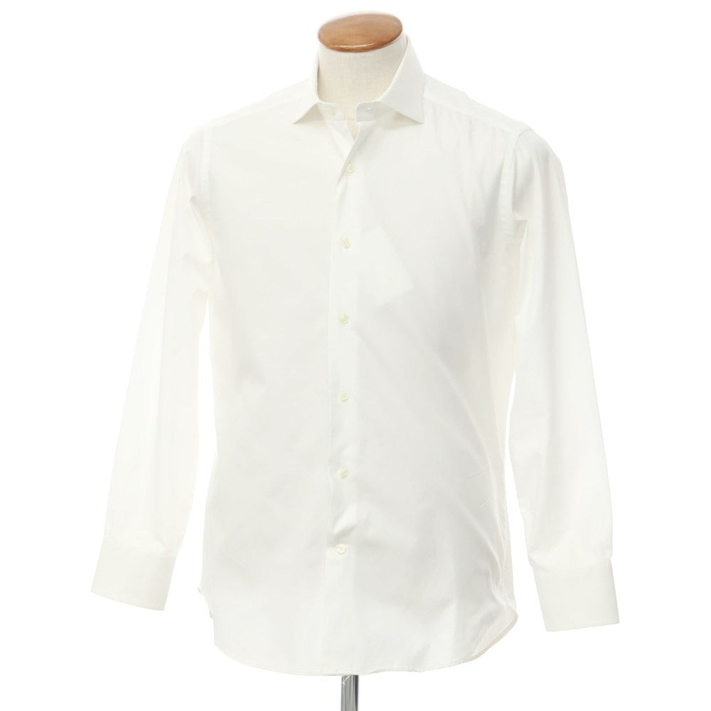 [Used] Quid QJD Cotton Wide Collar Dress Shirt White [39] [Condition Rank C] [Men&