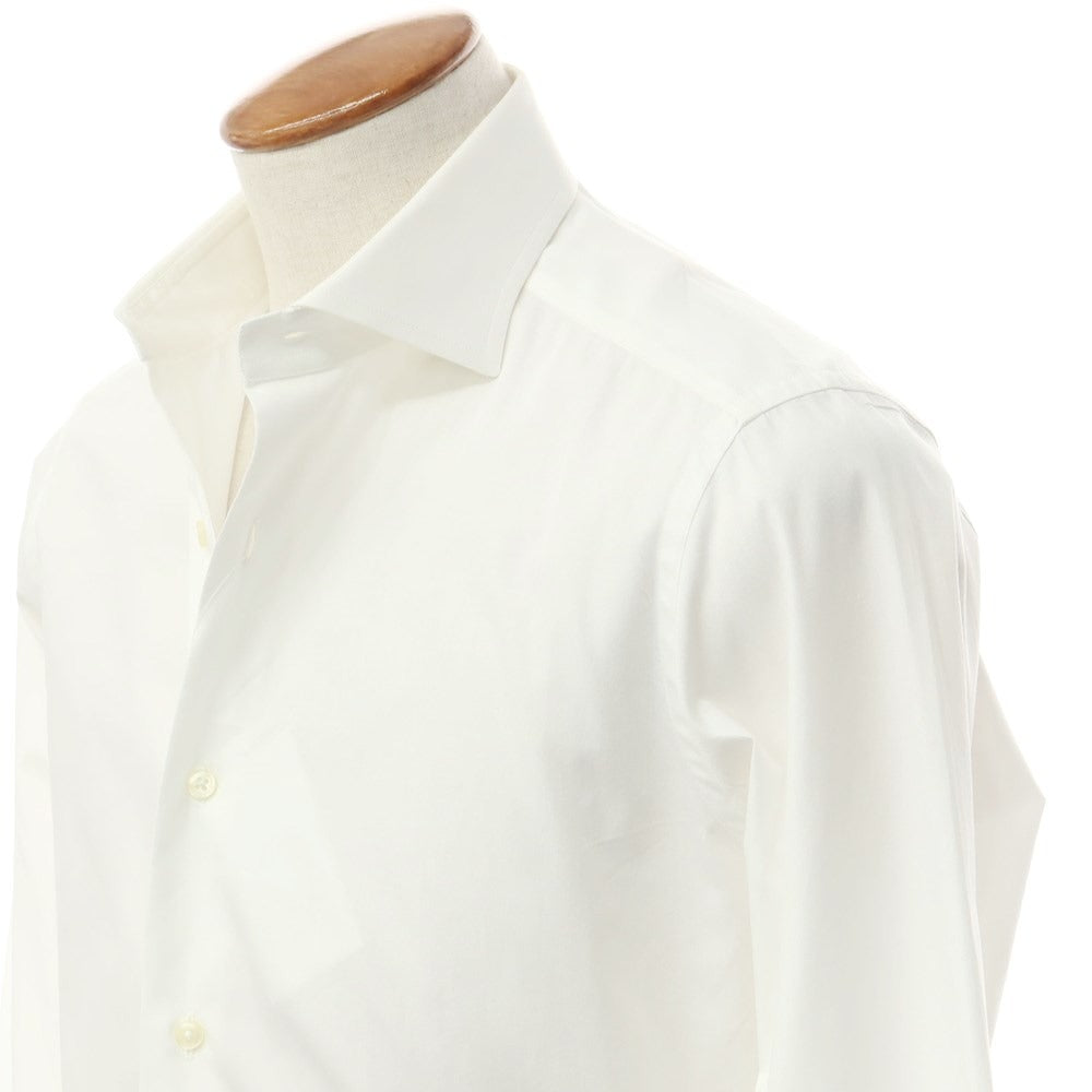 [Used] Quid QJD Cotton Wide Collar Dress Shirt White [39] [Condition Rank C] [Men&