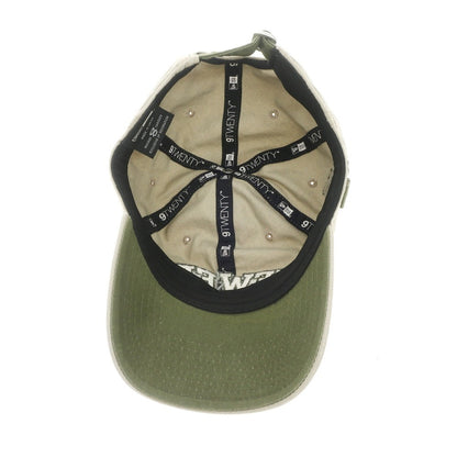 [Used] New Era Cotton 6 Panel Cap Beige x Green [No description] [Condition Rank B] ​​[Men&