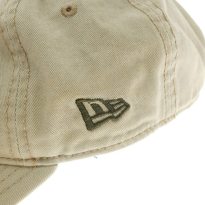 [Used] New Era Cotton 6 Panel Cap Beige x Green [No description] [Condition Rank B] ​​[Men&