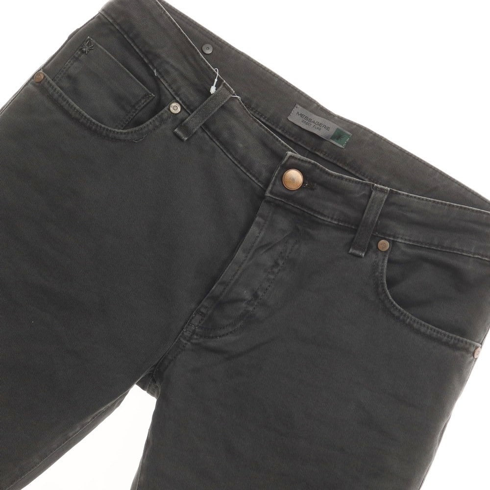 [Used] MESSAGERIE Stretch Denim Pants Jeans Black (Dark Gray) [31] [Condition Rank B] [Men&